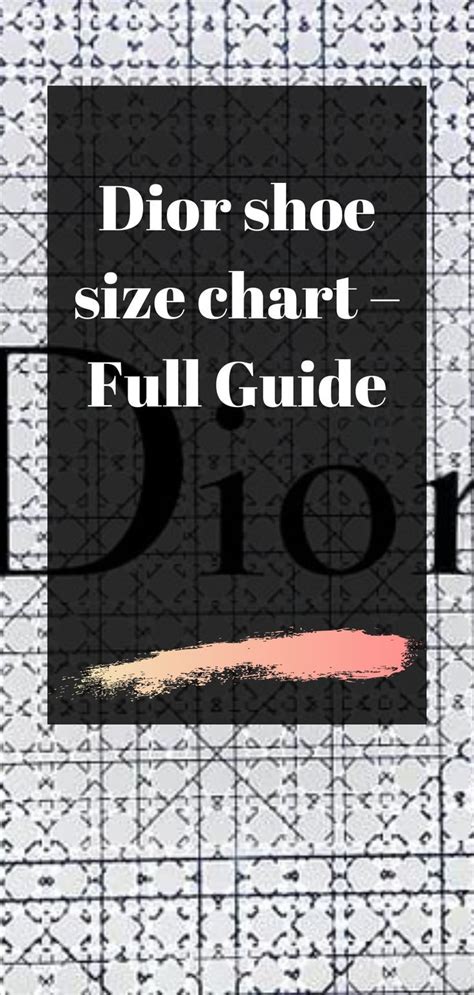 christian dior women's shoes|dior shoe size chart.